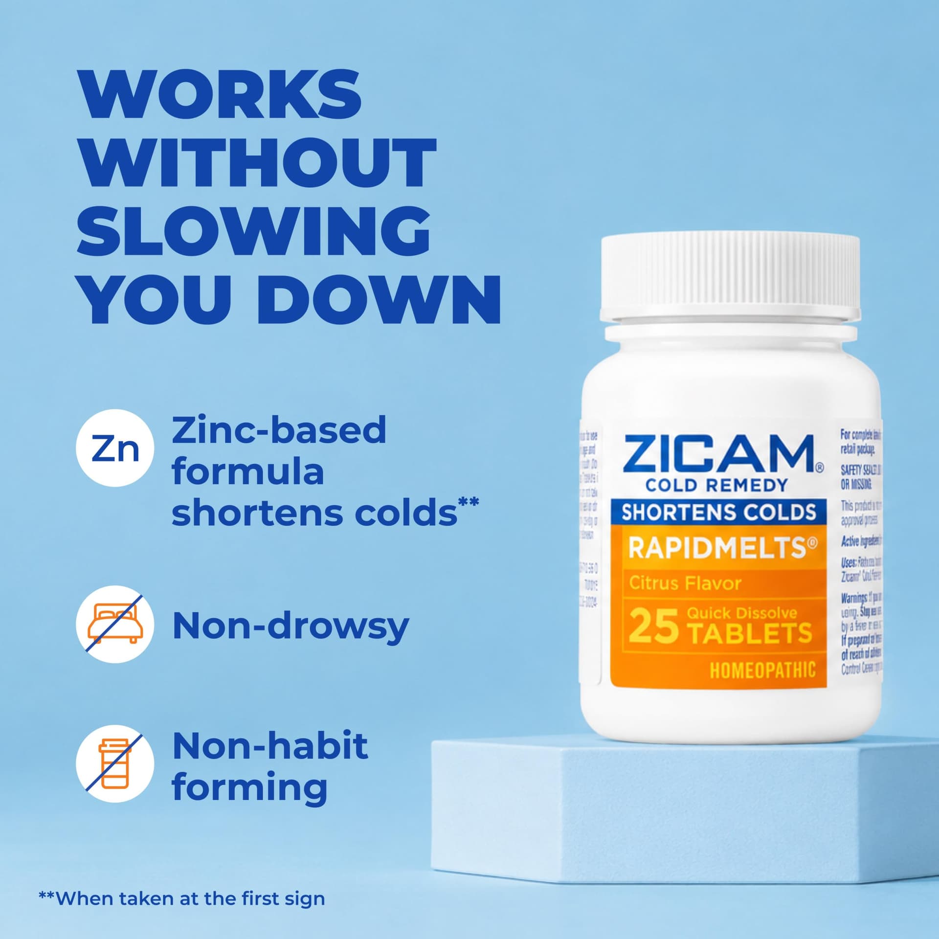Zicam Zinc Cold Remedy RapidMelts,Citrus Flavor – Bild 6