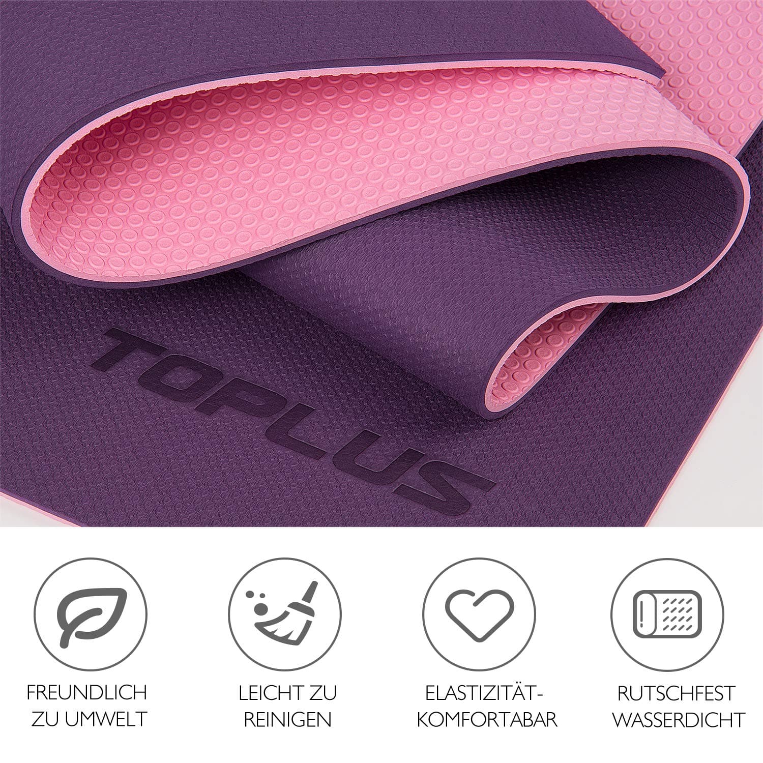 TOPLUS Gymnastikmatte TOPLUS Gymnastikmatte – Bild 5