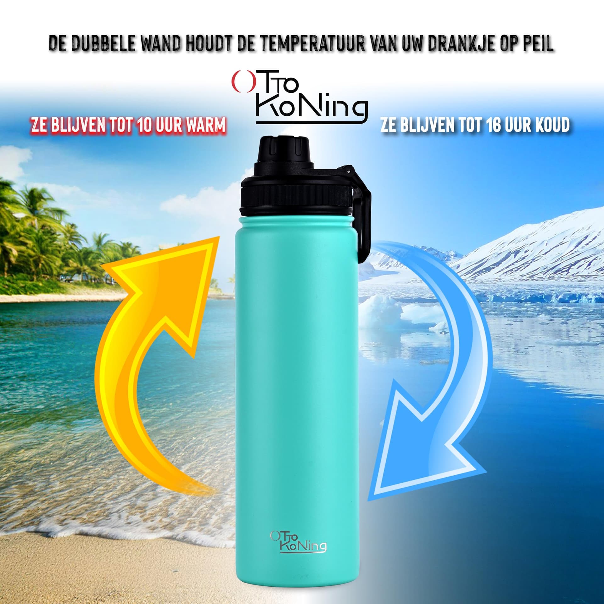 Otto Koning Thermosfles RVS 750ml – Bild 7