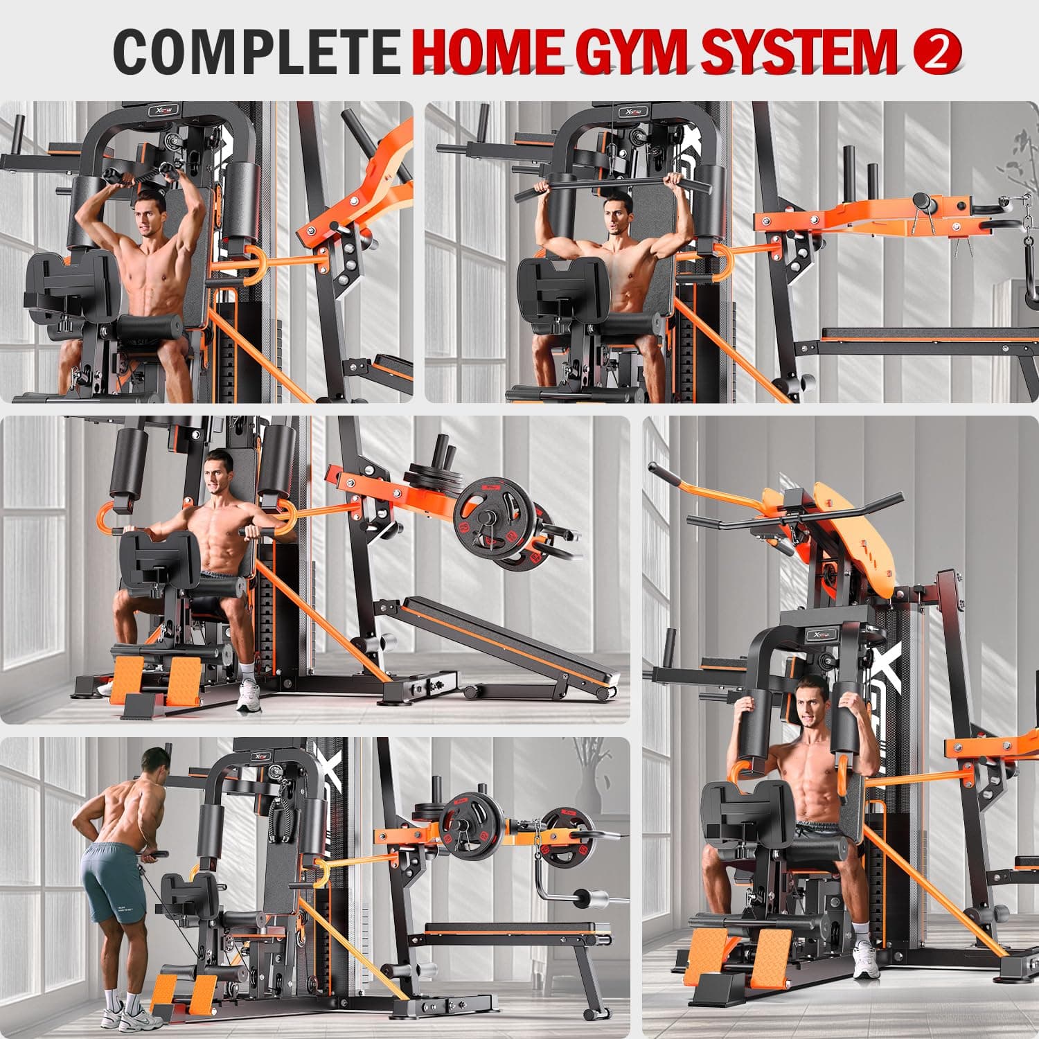 XGSW XINGESIWR XGSW Multi-Function Home Gym Workout Station – Bild 6