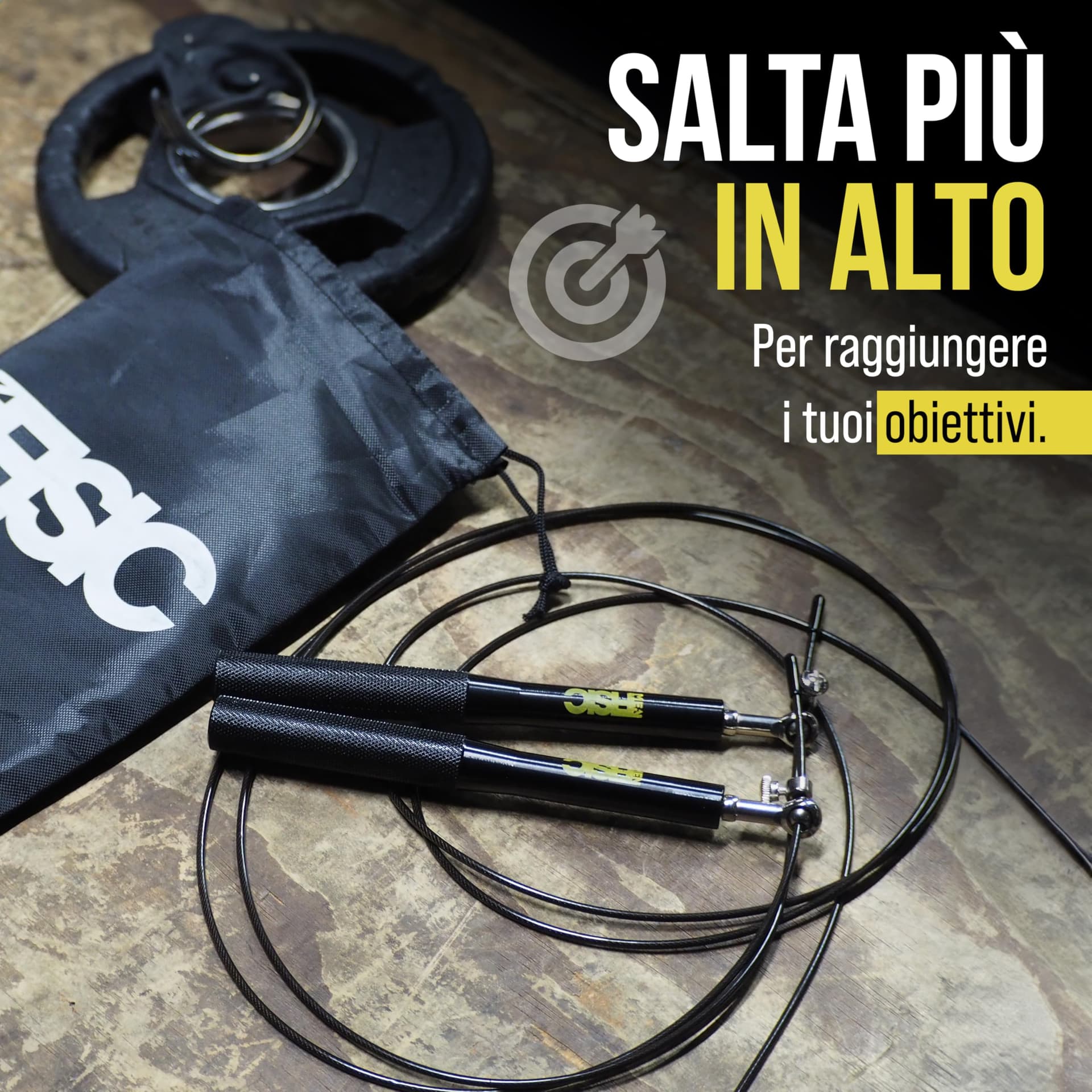 DISTOCK ® Corda per Saltare Professionale Palestra 3,5m – Bild 4