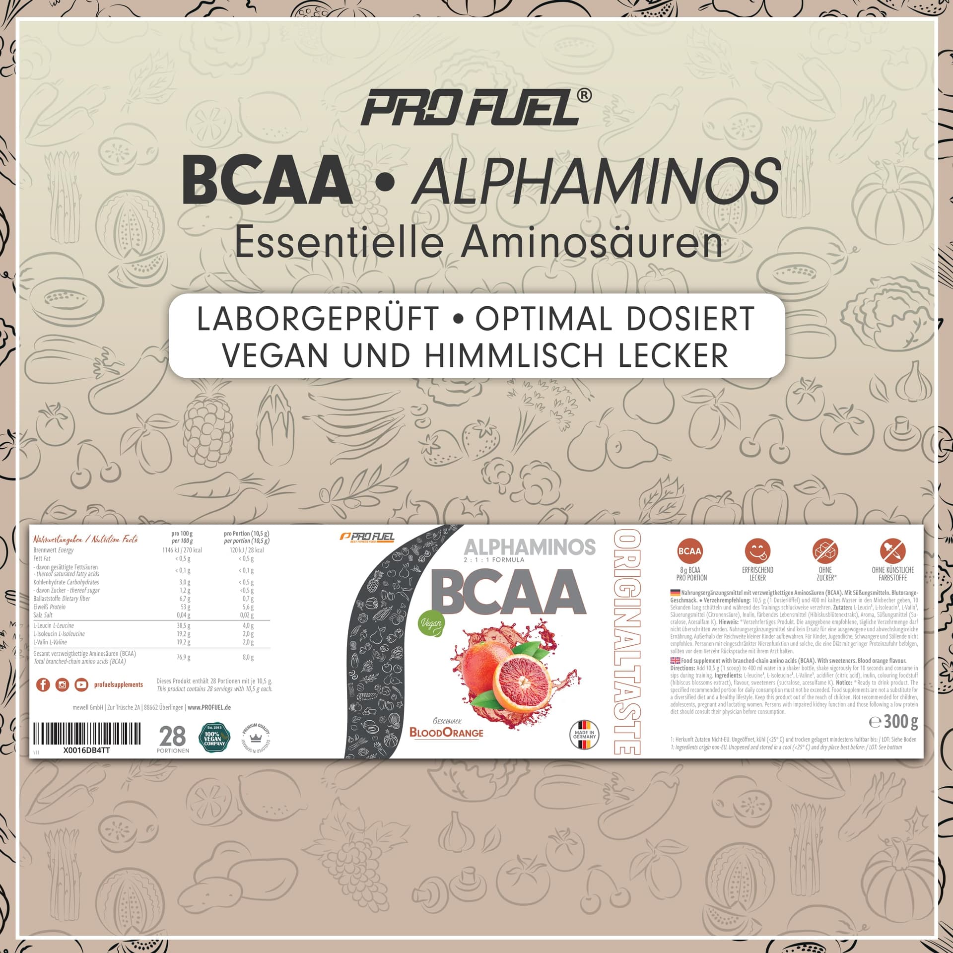 ProFuel BCAA Pulver 300g – Bild 6