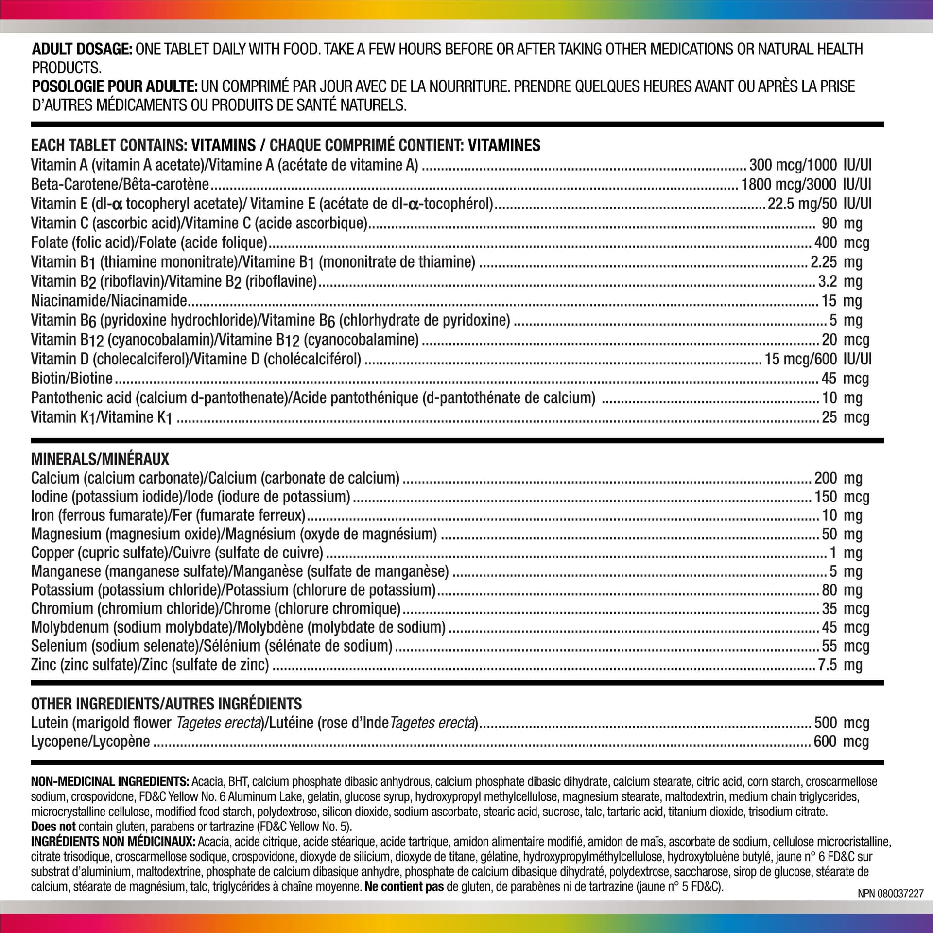 Centrum Adult Forte Essentials Mulitvitamins/Minerals – Bild 2