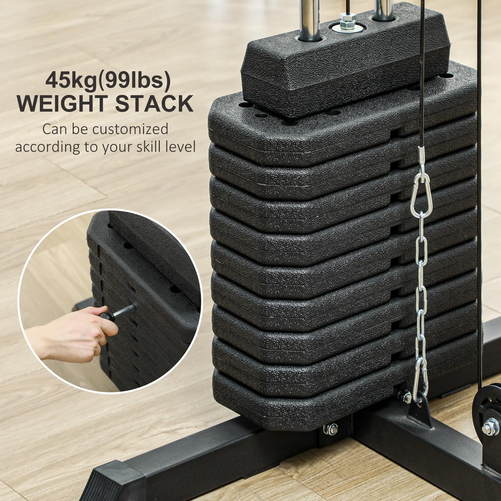 Soozier Home Gym Machine – Bild 4