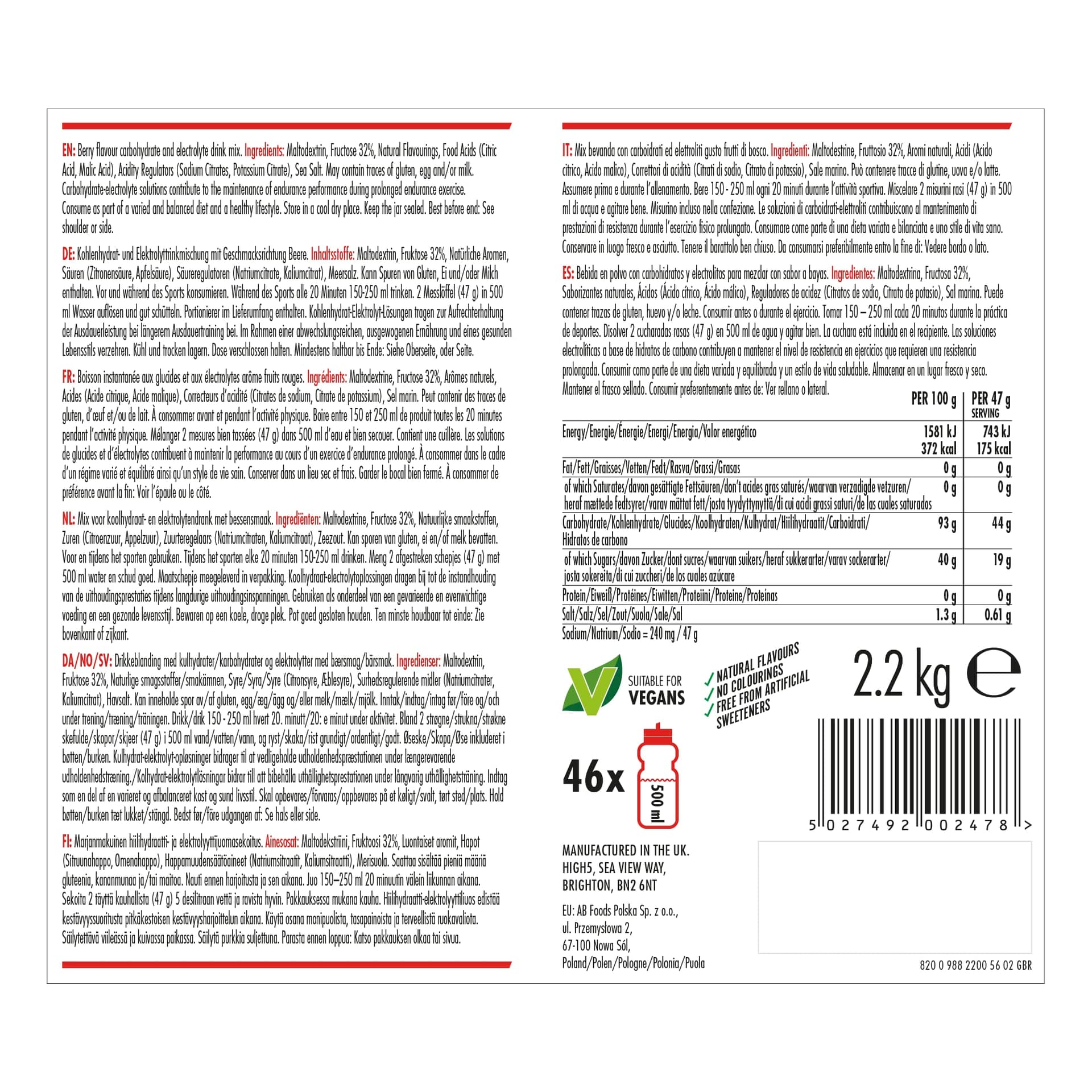 HIGH5 Energy Drink – Bild 7