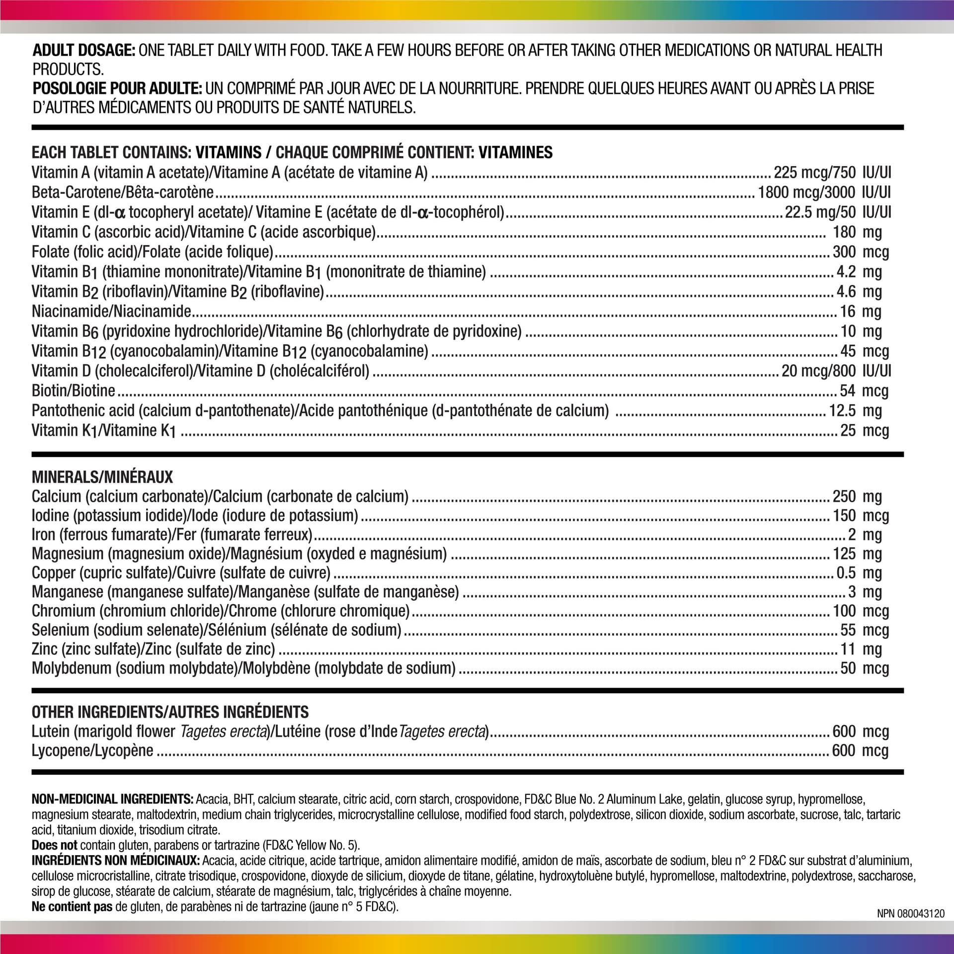 Centrum Men 50 Plus Multivitamins/Minerals Supplement for Men 50+, 90 Tablets – Bild 2