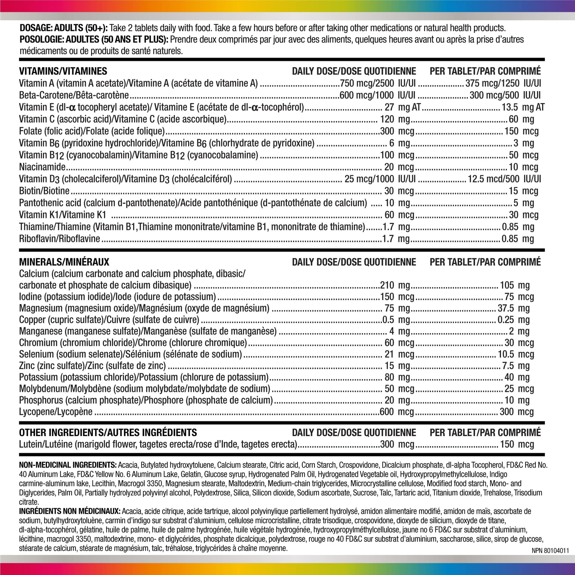 Centrum Men 50 Plus Multivitamins/Minerals Supplement for – Bild 2