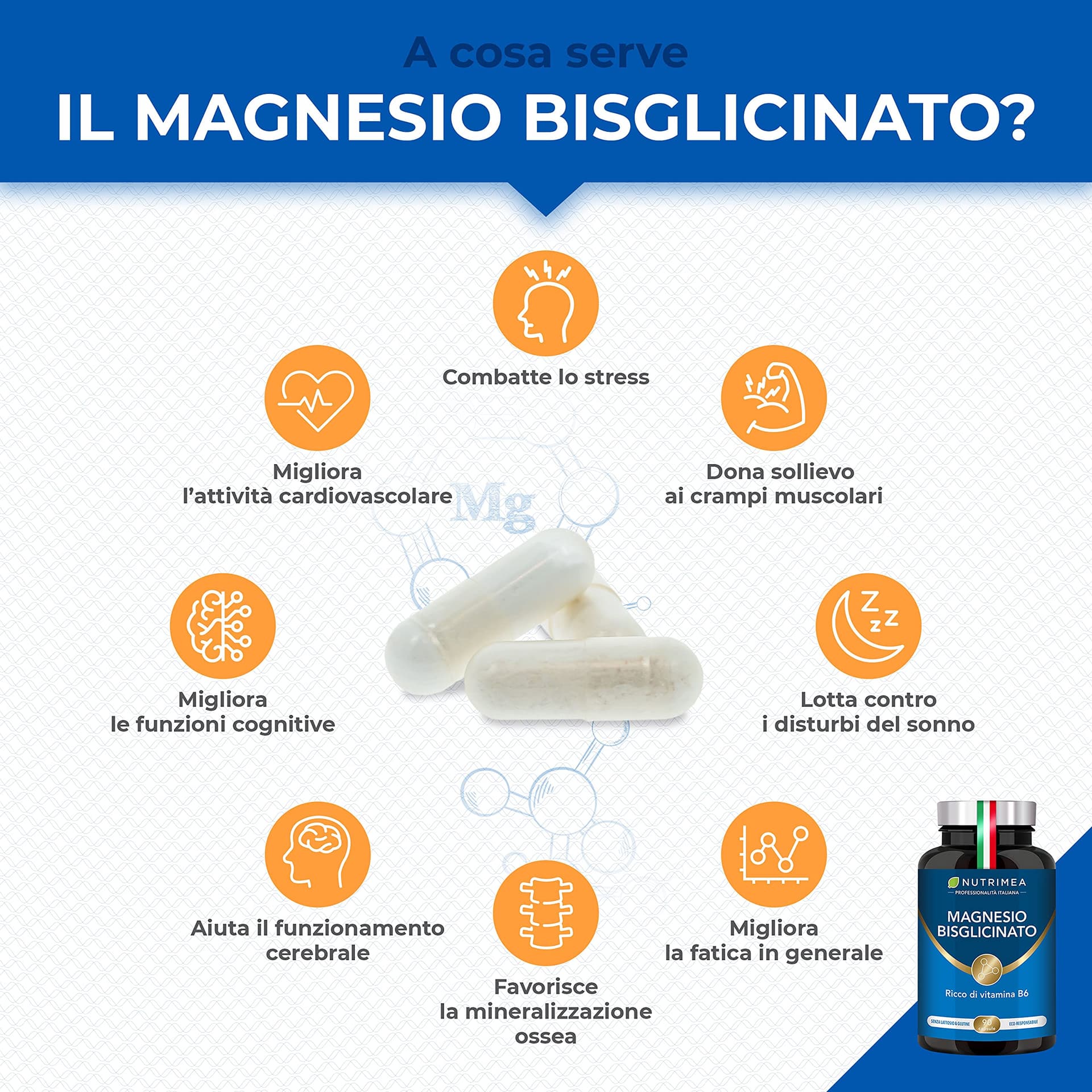 Plastimea Magnesio Bisglicinato – Bild 2