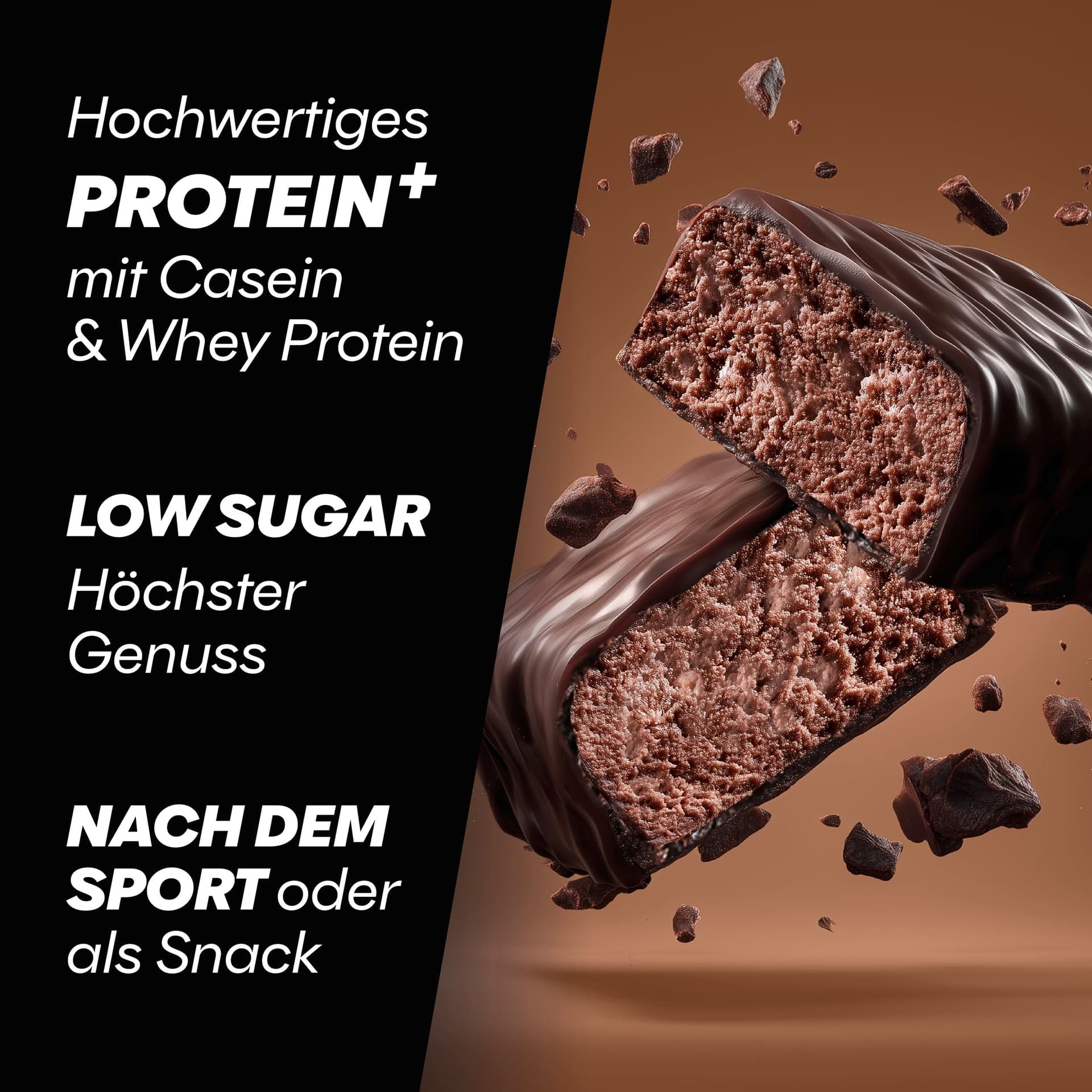 Powerbar Protein Plus - Low Sugar - Chocolate-Brownie - 30x35g – Bild 4