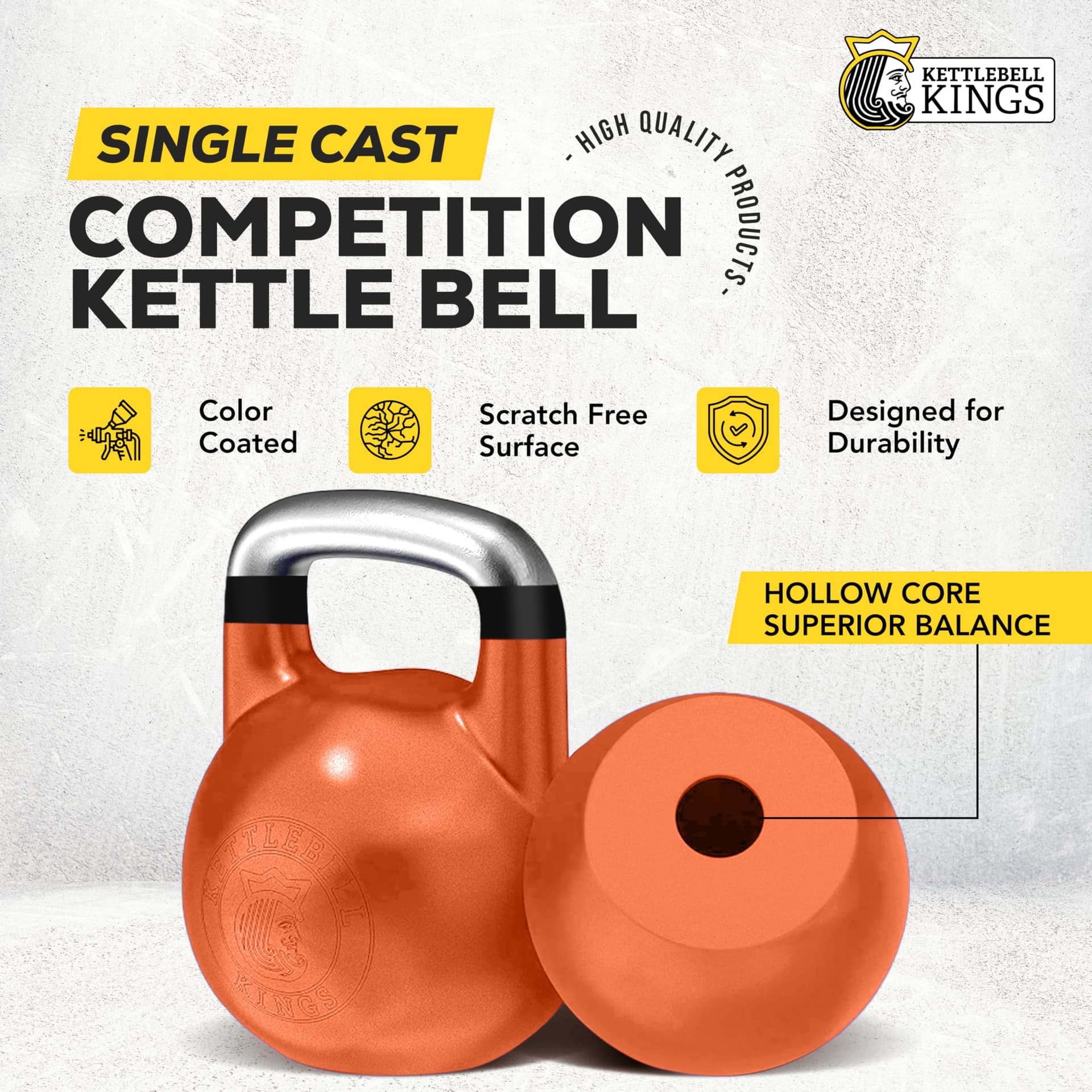 Kettlebell Kings Competition Kettlebells Weight - 33mm handle - 30 KG – Bild 3