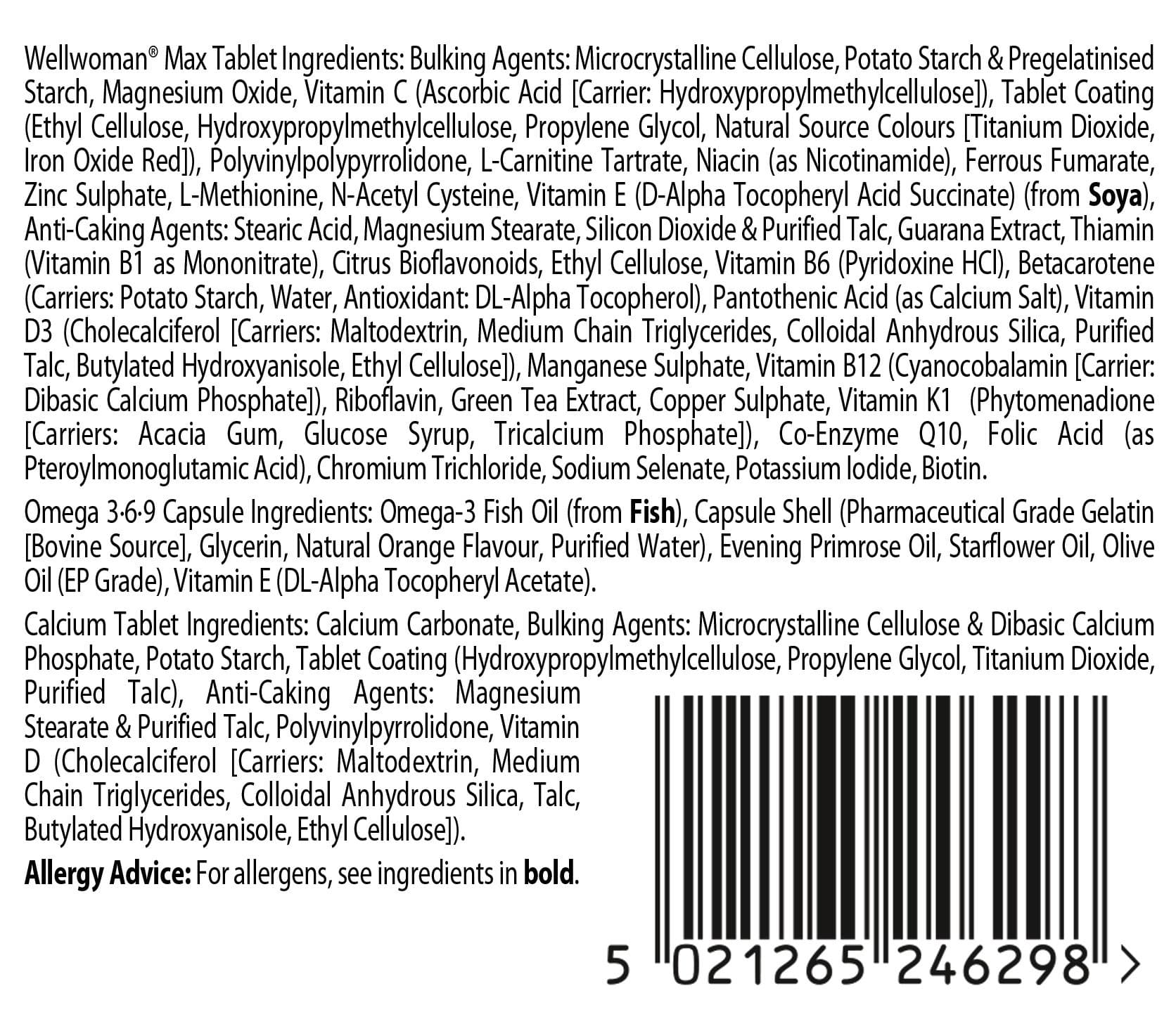 Wellwoman Max Multivitamin Tablets for Women,84 Count – Bild 6