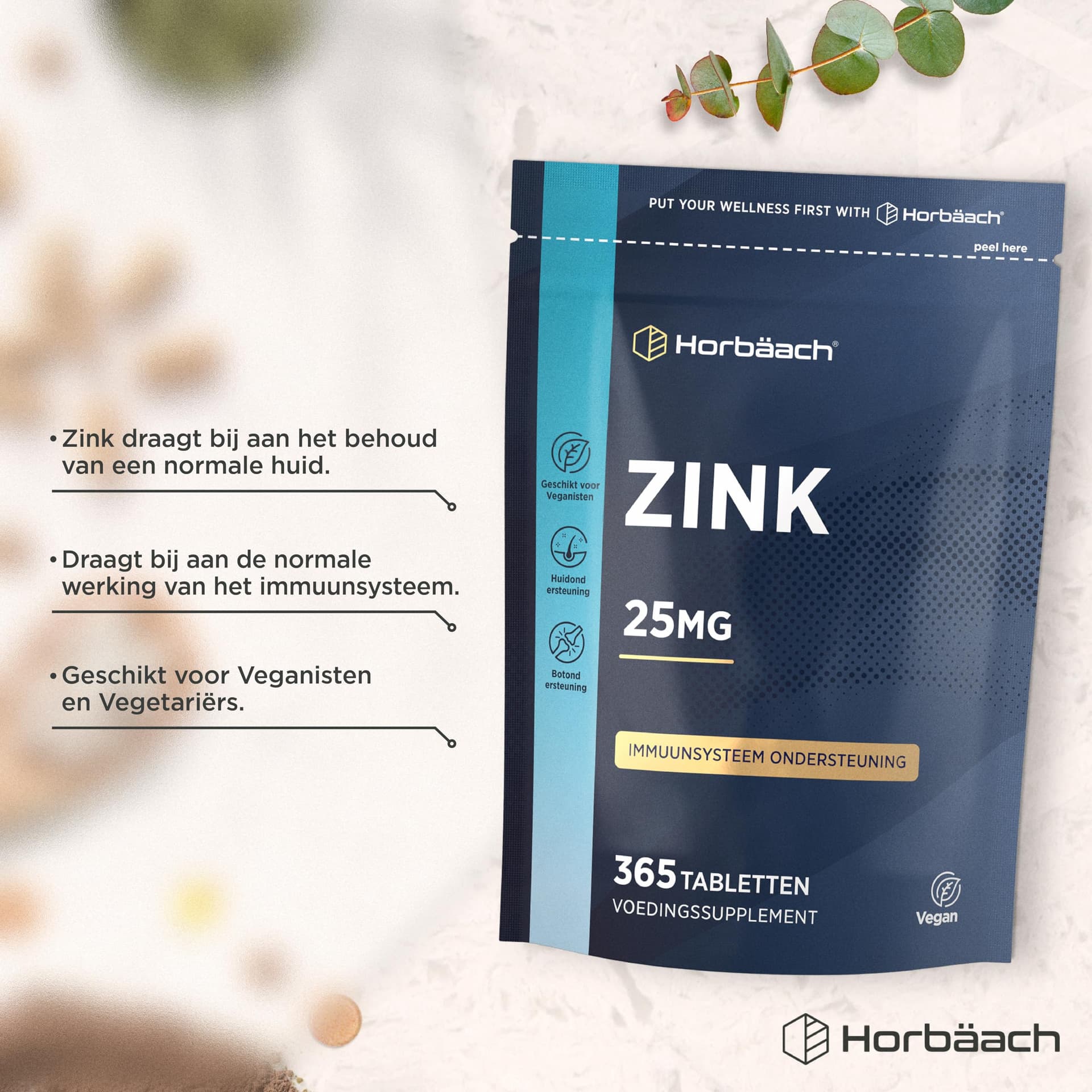 Horbäach Zink Tabletten 25mg – Bild 2