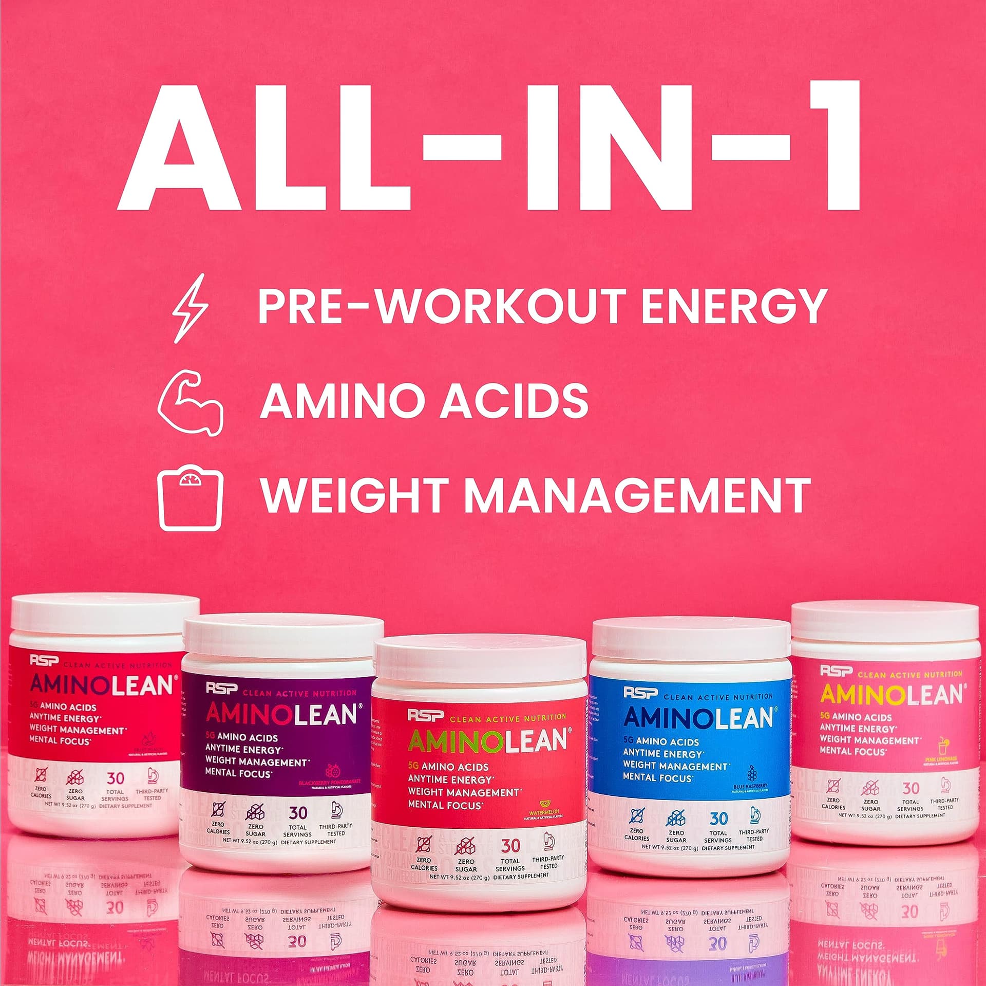 RSP NUTRITION AminoLean Pre Workout Powder – Bild 3