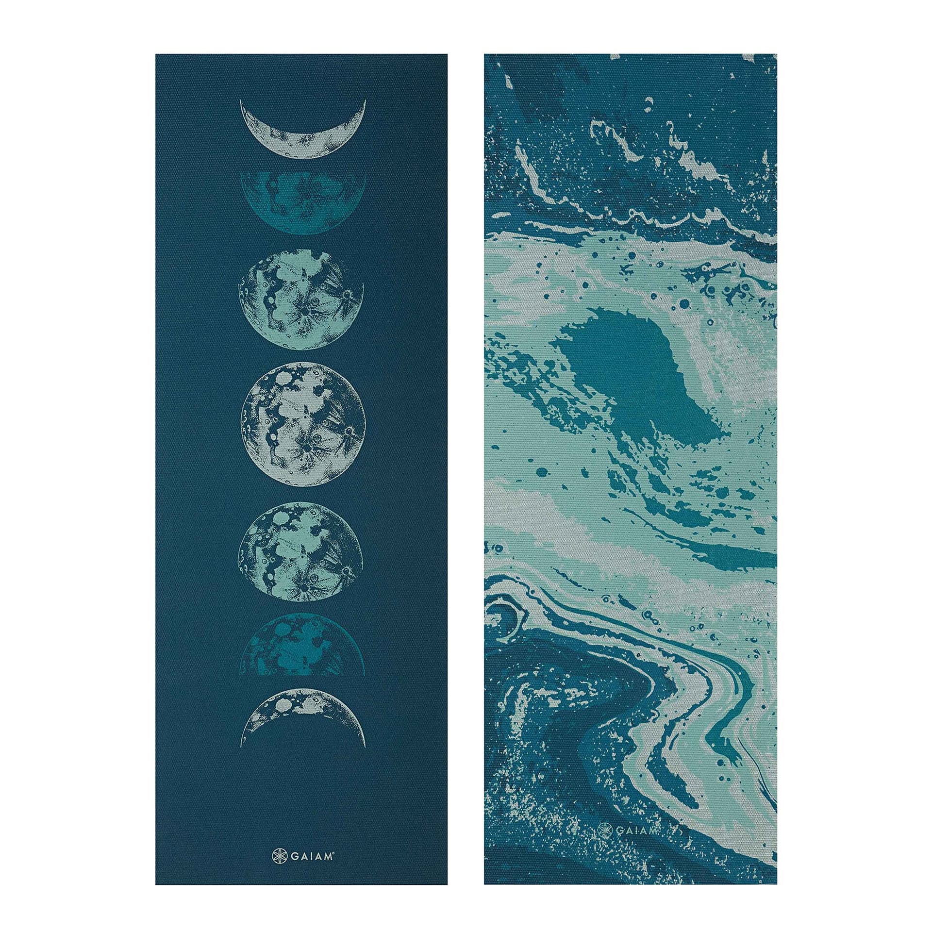 Gaiam Yoga Mat Premium Print Reversible Extra Thick Non – Bild 2