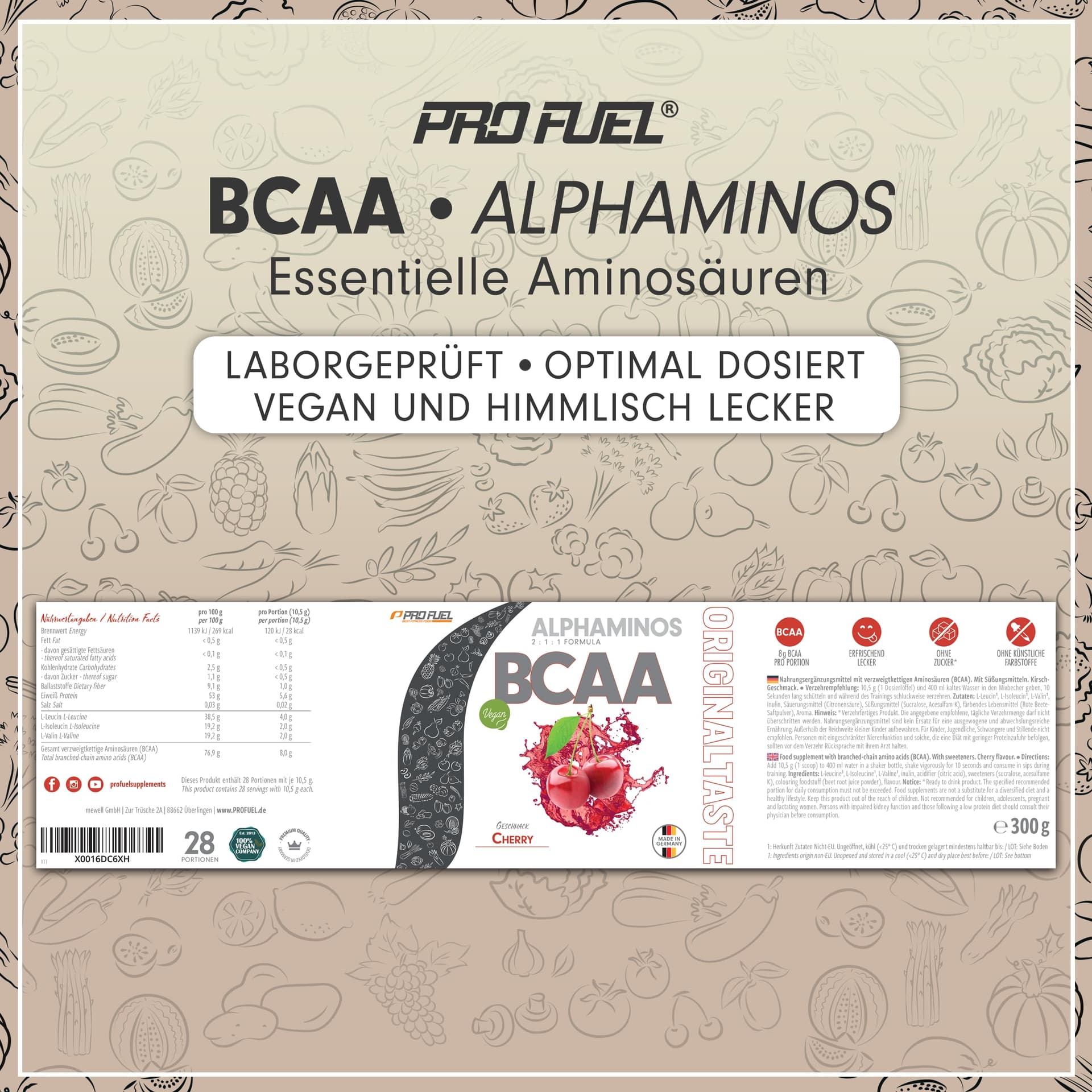 ProFuel BCAA Pulver 300g – Bild 6
