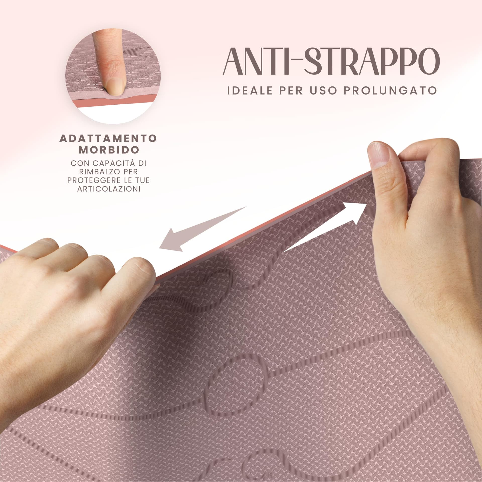 Yogii Tapis de Yoga 6 mm Antidérapant – Bild 6