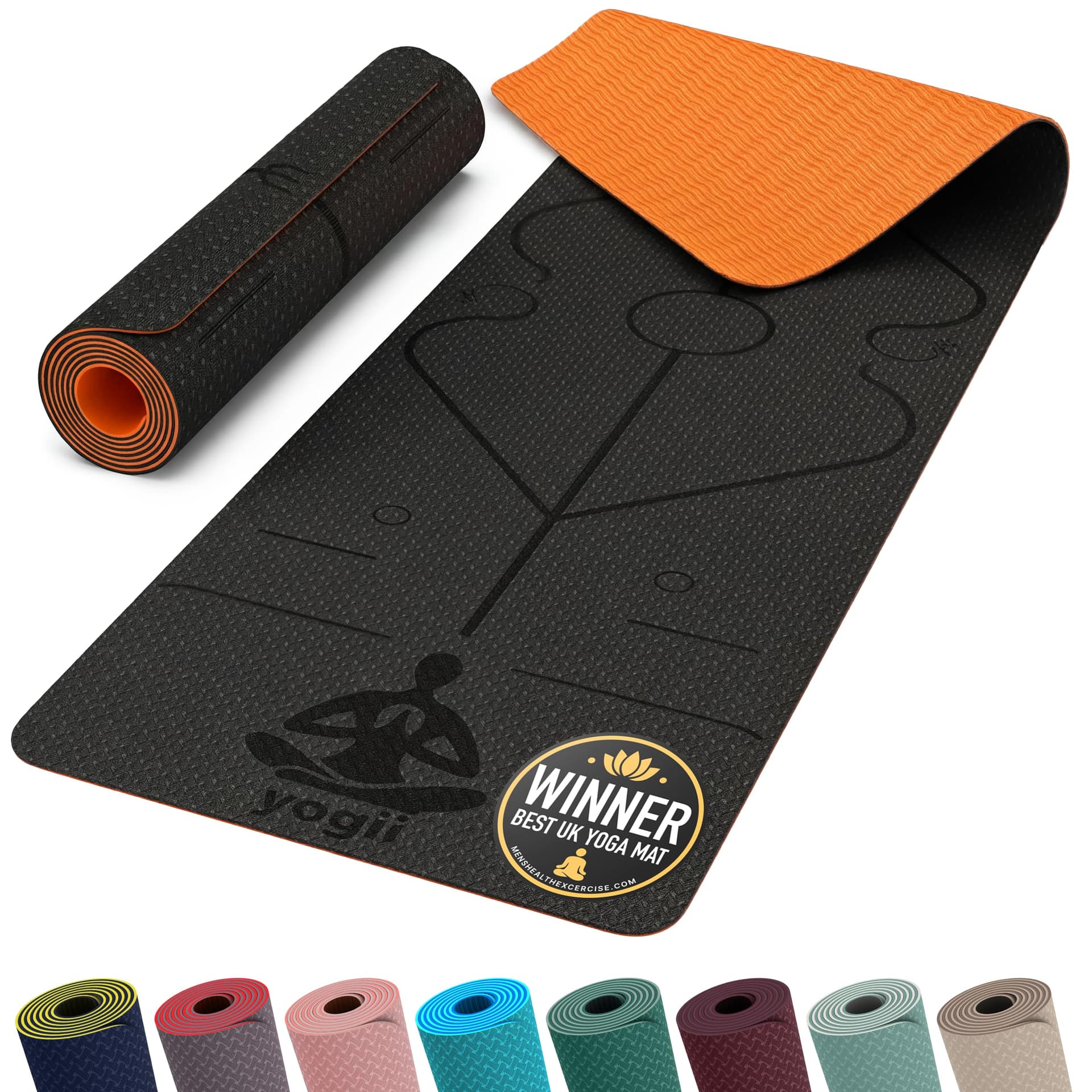 Yogii Yogii Tapis de Yoga 6 mm Antidérapant