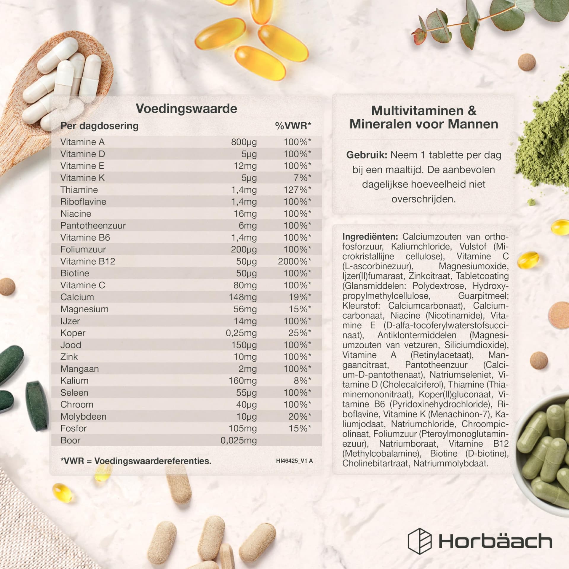 Horbäach Multivitamines Homme – Bild 3