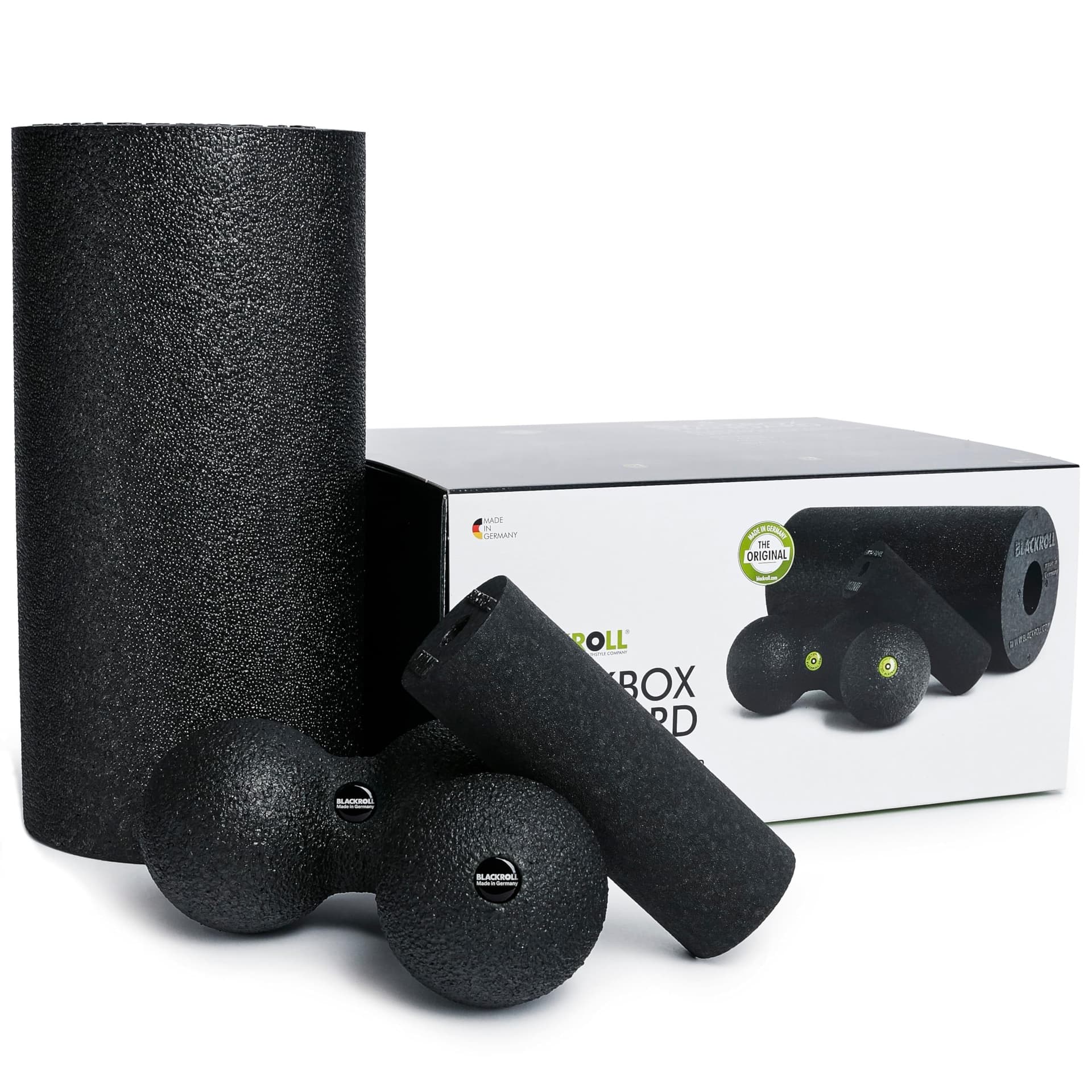 BLACKROLL ® BLACKBOX Faszienrollen für die Selbstmassage: