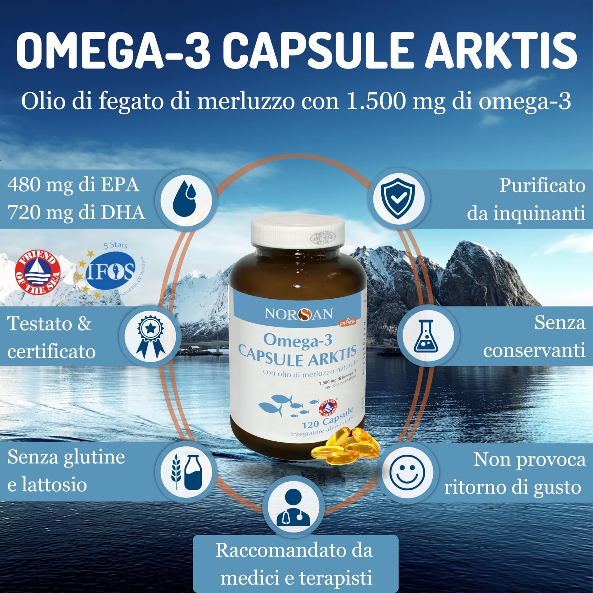 NORSAN Omega 3 Capsule – Bild 2