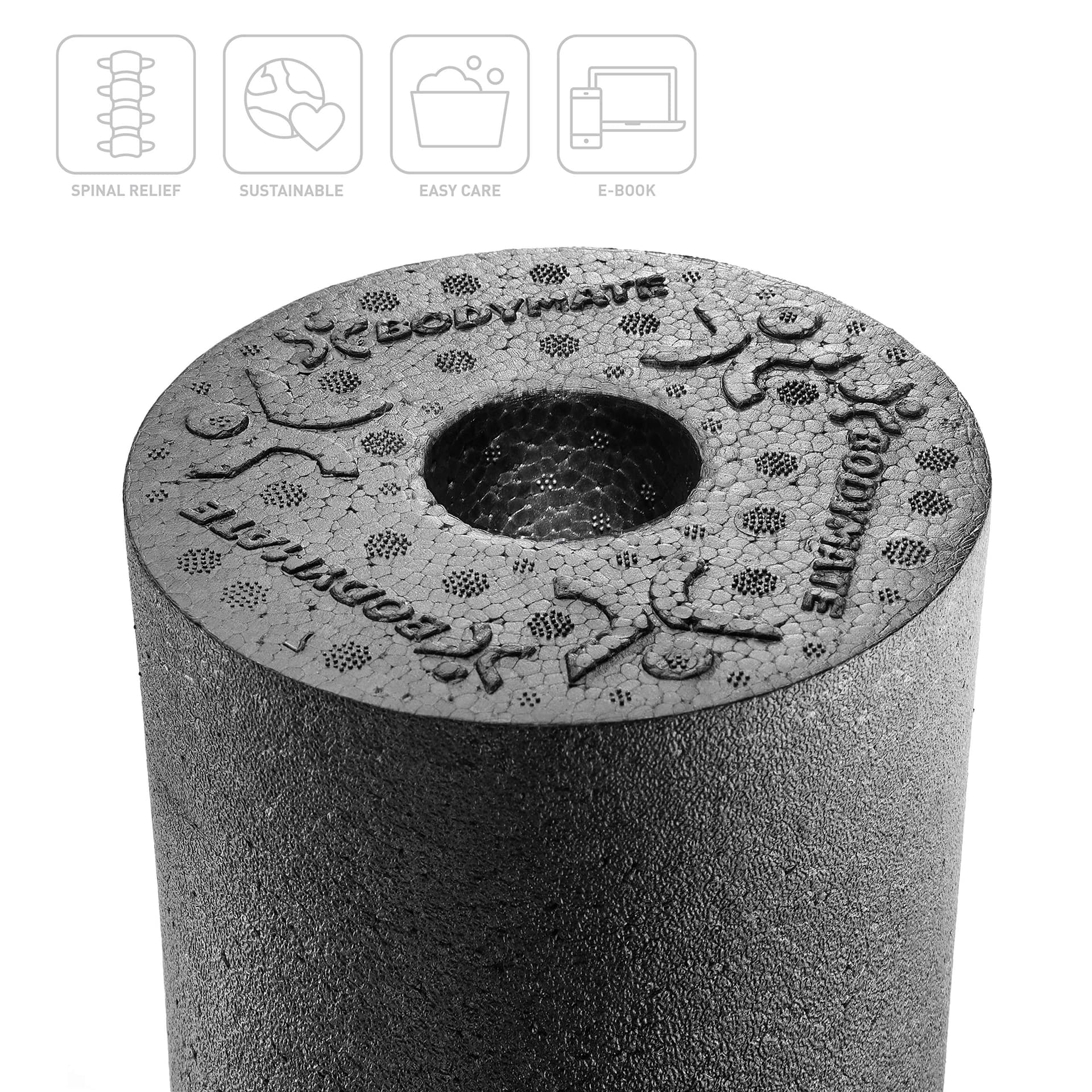 BODYMATE Faszienrolle CARE Mittel-Hart mit umlaufender – Bild 2