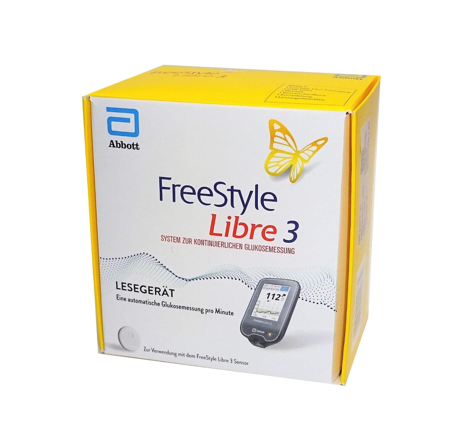 Becopa FreeStyle Libre 3 Diabetes Lesegerät mg/dL Blutzucker