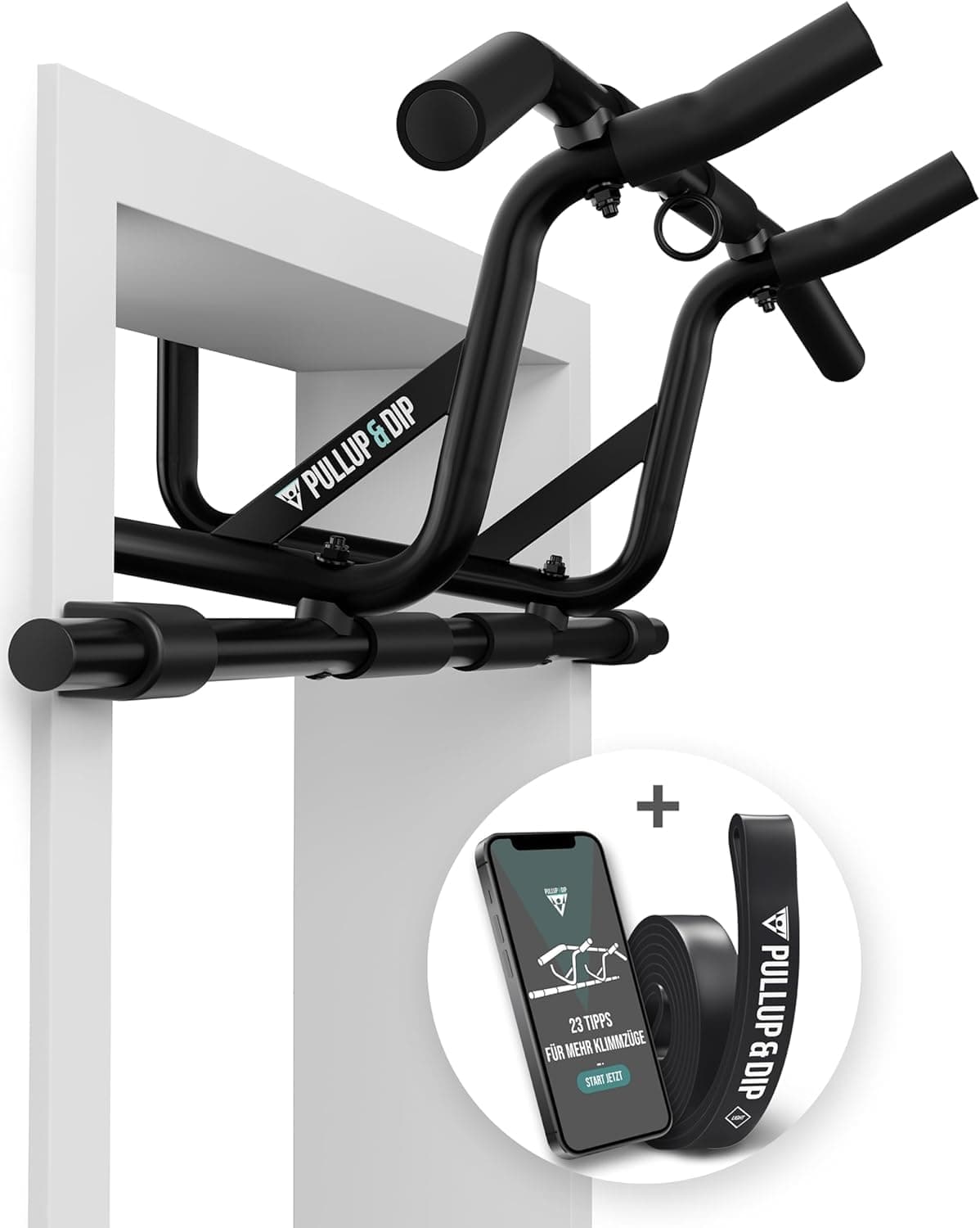 PULLUP PULLUP & DIP Klimmzugstange für Türrahmen zum Einhängen