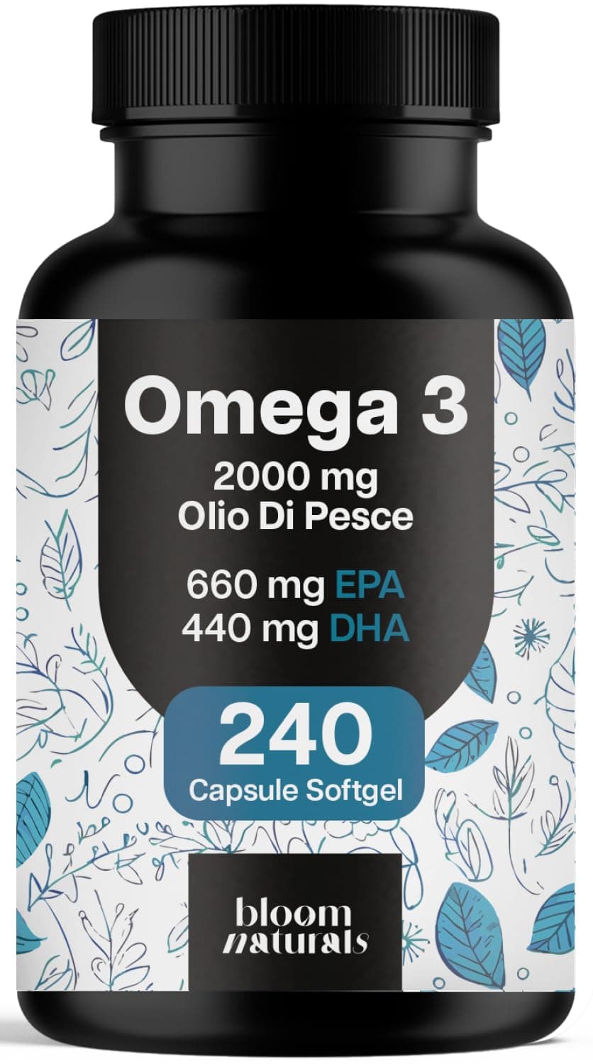 Bloom Naturals Beauty Supplements Oméga 3-240 Capsules