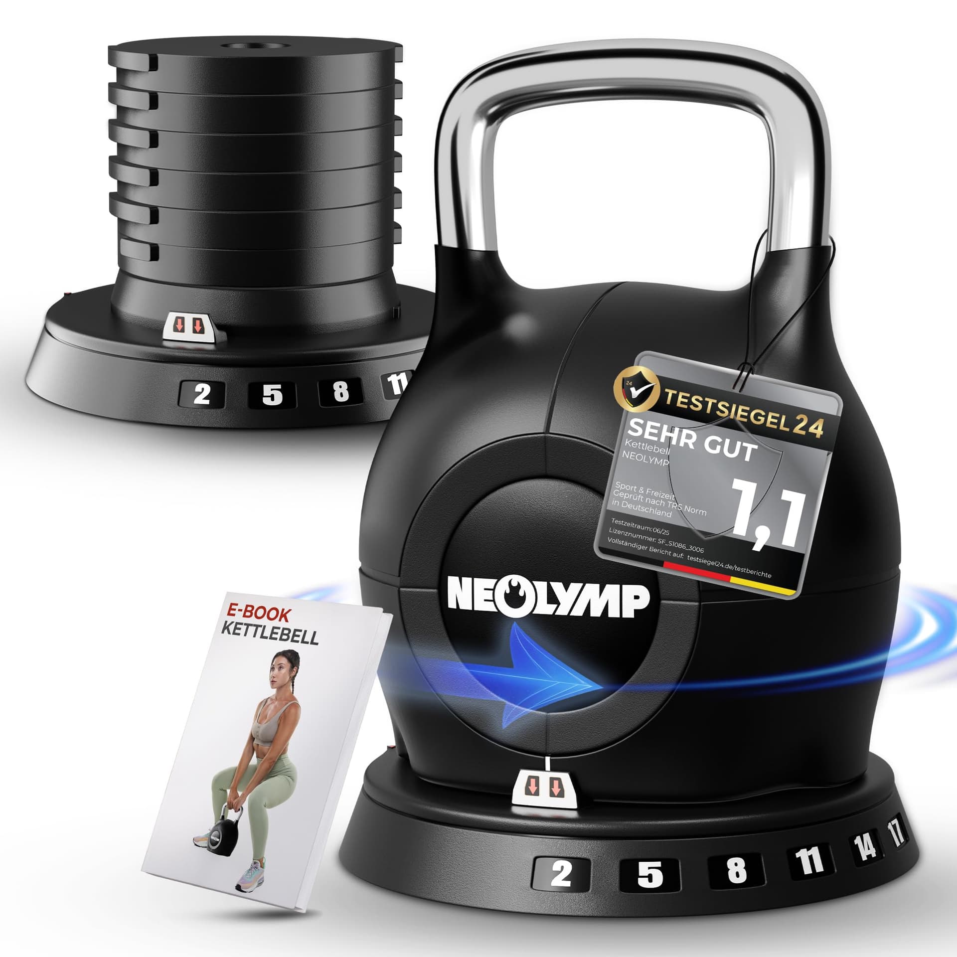 NEOLYMP NEOLYMP Kettlebell Set 2-20 kg