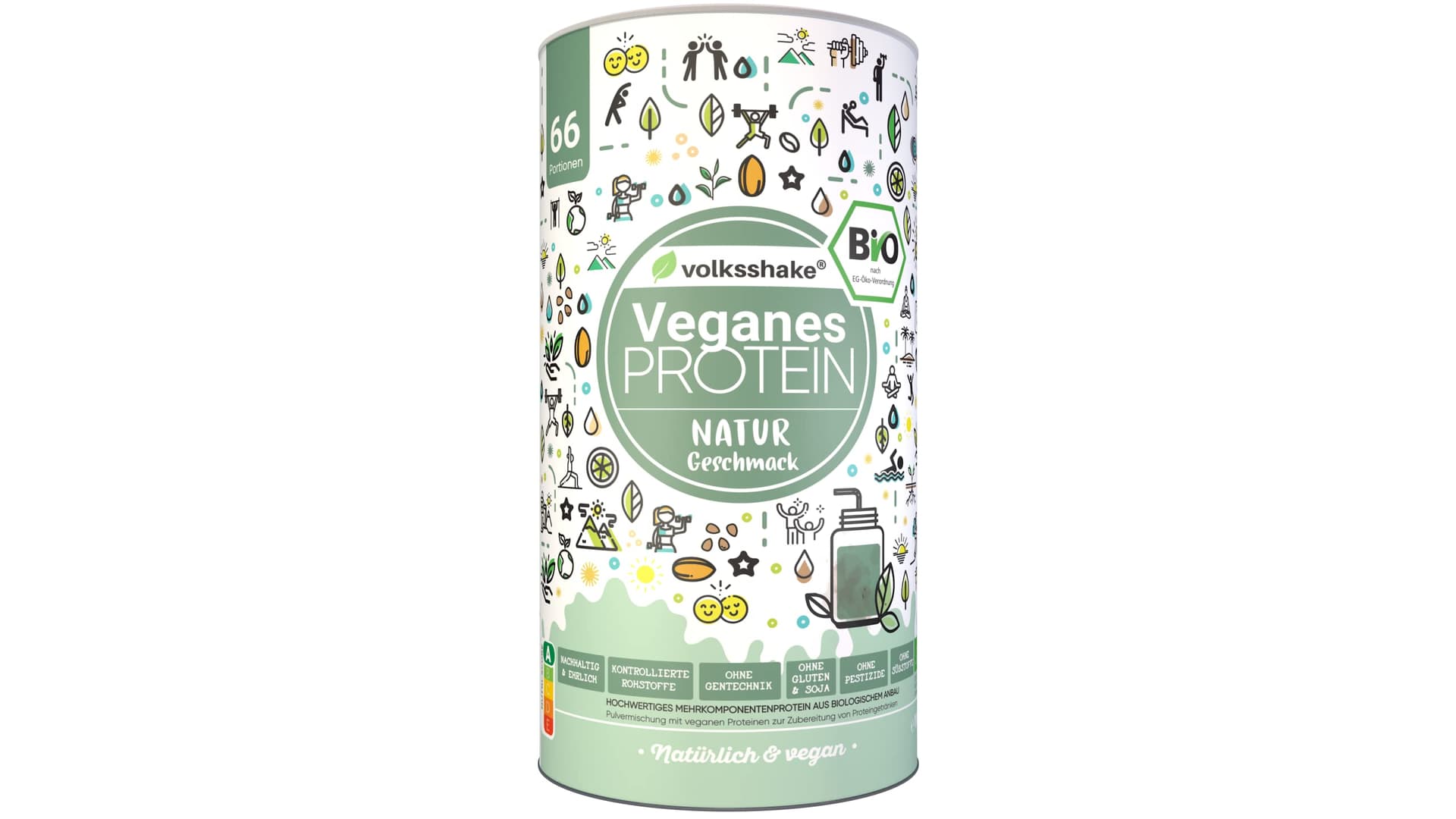 Volksshake Veganes Protein